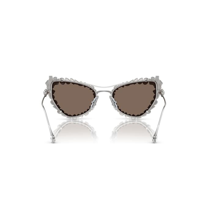 2 In 1 Clip-On Sunglasses Statement, Cat-Eye Shape, Sk7011, White 2 In 1 Clip-On Sunglasses Statement, Cat-Eye Shape, Sk7011, White