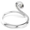 Ariana Grande X Swarovski Bangle Crystal Pearl, Baguette Cut, White, Rhodium Plated Ariana Grande X Swarovski Bangle Crystal Pearl, Baguette Cut, White, Rhodium Plated