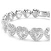 Ariana Grande X Swarovski Bracelet Mixed Cuts, Heart, White, Rhodium Plated Ariana Grande X Swarovski Bracelet Mixed Cuts, Heart, White, Rhodium Plated