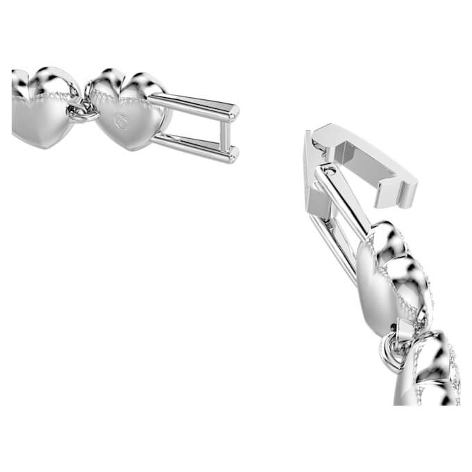 Ariana Grande X Swarovski Bracelet Mixed Cuts, Heart, White, Rhodium Plated Ariana Grande X Swarovski Bracelet Mixed Cuts, Heart, White, Rhodium Plated