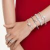 Ariana Grande X Swarovski Bracelet Mixed Cuts, Heart, White, Rhodium Plated Ariana Grande X Swarovski Bracelet Mixed Cuts, Heart, White, Rhodium Plated