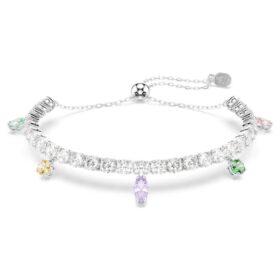 Ariana Grande X Swarovski Bracelet Mixed Cuts, Multicolored, Rhodium Plated Ariana Grande X Swarovski Bracelet Mixed Cuts, Multicolored, Rhodium Plated