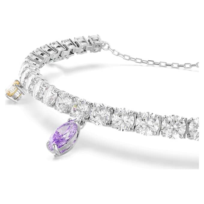 Ariana Grande X Swarovski Bracelet Mixed Cuts, Multicolored, Rhodium Plated Ariana Grande X Swarovski Bracelet Mixed Cuts, Multicolored, Rhodium Plated