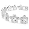 Ariana Grande X Swarovski Bracelet Round Cut, Flower, White, Rhodium Plated Ariana Grande X Swarovski Bracelet Round Cut, Flower, White, Rhodium Plated