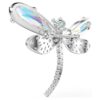 Ariana Grande X Swarovski Brooch and Hair Accessory Crystal Pearl, Mixed Cuts, Dragonfly, White, Rhodium Plated Ariana Grande X Swarovski Brooch and Hair Accessory Crystal Pearl, Mixed Cuts, Dragonfly, White, Rhodium Plated