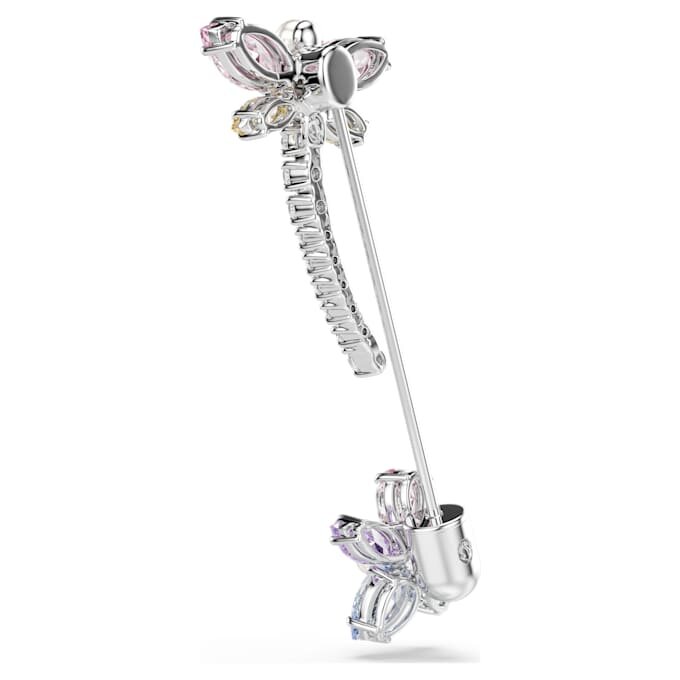Ariana Grande X Swarovski Brooch Mixed Cuts, Dragonfly, Multicolored, Rhodium Plated Ariana Grande X Swarovski Brooch Mixed Cuts, Dragonfly, Multicolored, Rhodium Plated