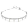 Ariana Grande X Swarovski Choker Crystal Pearl, Round Cut, White, Rhodium Plated Ariana Grande X Swarovski Choker Crystal Pearl, Round Cut, White, Rhodium Plated