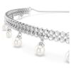 Ariana Grande X Swarovski Choker Crystal Pearl, Round Cut, White, Rhodium Plated Ariana Grande X Swarovski Choker Crystal Pearl, Round Cut, White, Rhodium Plated