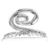 Ariana Grande X Swarovski Hair Clip Baguette Cut, White, Rhodium Plated Ariana Grande X Swarovski Hair Clip Baguette Cut, White, Rhodium Plated
