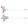 Ariana Grande X Swarovski Hair Pin Mixed Cuts, Dragonfly, Flower, Multicolored, Rhodium Plated Ariana Grande X Swarovski Hair Pin Mixed Cuts, Dragonfly, Flower, Multicolored, Rhodium Plated
