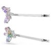 Ariana Grande X Swarovski Hair Pin Mixed Cuts, Dragonfly, Flower, Multicolored, Rhodium Plated Ariana Grande X Swarovski Hair Pin Mixed Cuts, Dragonfly, Flower, Multicolored, Rhodium Plated
