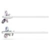 Ariana Grande X Swarovski Hair Pin Mixed Cuts, Dragonfly, Flower, Multicolored, Rhodium Plated Ariana Grande X Swarovski Hair Pin Mixed Cuts, Dragonfly, Flower, Multicolored, Rhodium Plated