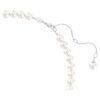 Ariana Grande X Swarovski Necklace Crystal Pearl, Heart Cut, Heart, White, Rhodium Plated Ariana Grande X Swarovski Necklace Crystal Pearl, Heart Cut, Heart, White, Rhodium Plated
