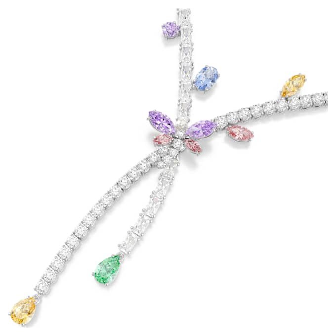 Ariana Grande X Swarovski Necklace Mixed Cuts, Dragonfly, Multicolored, Rhodium Plated Ariana Grande X Swarovski Necklace Mixed Cuts, Dragonfly, Multicolored, Rhodium Plated