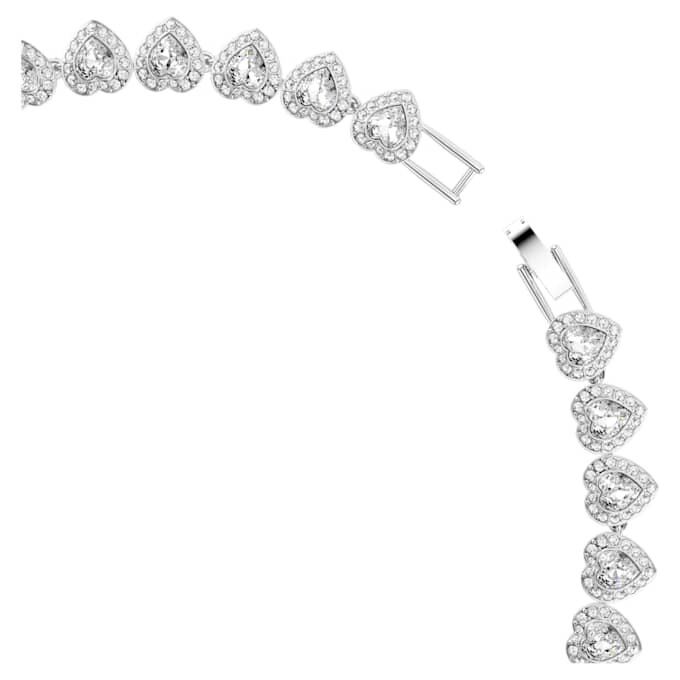 Ariana Grande X Swarovski Necklace Mixed Cuts, Heart, White, Rhodium Plated Ariana Grande X Swarovski Necklace Mixed Cuts, Heart, White, Rhodium Plated