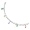 Ariana Grande X Swarovski Necklace Mixed Cuts, Multicolored, Rhodium Plated Ariana Grande X Swarovski Necklace Mixed Cuts, Multicolored, Rhodium Plated
