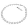 Ariana Grande X Swarovski Necklace Round Cut, Flower, White, Rhodium Plated Ariana Grande X Swarovski Necklace Round Cut, Flower, White, Rhodium Plated