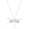 Ariana Grande X Swarovski Pendant and Brooch Crystal Pearl, Mixed Cuts, Dragonfly, White, Rhodium Plated Ariana Grande X Swarovski Pendant and Brooch Crystal Pearl, Mixed Cuts, Dragonfly, White, Rhodium Plated