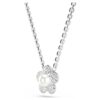 Ariana Grande X Swarovski Pendant Crystal Pearl, Round Cut, Flower, White, Rhodium Plated Ariana Grande X Swarovski Pendant Crystal Pearl, Round Cut, Flower, White, Rhodium Plated
