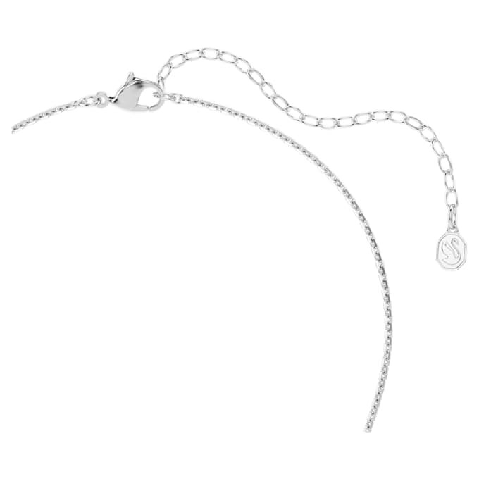 Ariana Grande X Swarovski Pendant Crystal Pearl, Round Cut, Flower, White, Rhodium Plated Ariana Grande X Swarovski Pendant Crystal Pearl, Round Cut, Flower, White, Rhodium Plated