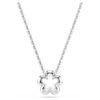 Ariana Grande X Swarovski Pendant Crystal Pearl, Round Cut, Flower, White, Rhodium Plated Ariana Grande X Swarovski Pendant Crystal Pearl, Round Cut, Flower, White, Rhodium Plated
