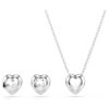 Ariana Grande X Swarovski Set Mixed Cuts, Heart, White, Rhodium Plated Ariana Grande X Swarovski Set Mixed Cuts, Heart, White, Rhodium Plated