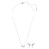 Ariana Grande X Swarovski Set Mixed Cuts, Multicolored, Rhodium Plated Ariana Grande X Swarovski Set Mixed Cuts, Multicolored, Rhodium Plated