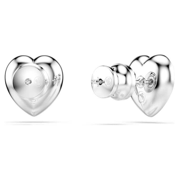 Ariana Grande X Swarovski Stud Earrings Mixed Cuts, Heart, White, Rhodium Plated Ariana Grande X Swarovski Stud Earrings Mixed Cuts, Heart, White, Rhodium Plated