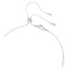 Ariana Grande X Swarovski Y Necklace Mixed Cuts, Crystal Pearl, Heart, White, Rhodium Plated Ariana Grande X Swarovski Y Necklace Mixed Cuts, Crystal Pearl, Heart, White, Rhodium Plated