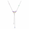 Ariana Grande X Swarovski Y Necklace Mixed Cuts, Dragonfly, Multicolored, Rhodium Plated Ariana Grande X Swarovski Y Necklace Mixed Cuts, Dragonfly, Multicolored, Rhodium Plated