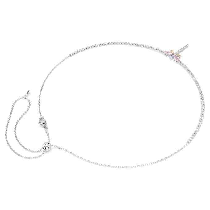 Ariana Grande X Swarovski Y Necklace Mixed Cuts, Dragonfly, Multicolored, Rhodium Plated Ariana Grande X Swarovski Y Necklace Mixed Cuts, Dragonfly, Multicolored, Rhodium Plated