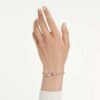 Chroma Bangle Mixed Cuts, Multicolored, Gold-Tone Plated Chroma Bangle Mixed Cuts, Multicolored, Gold-Tone Plated