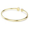 Chroma Bangle Mixed Cuts, Multicolored, Gold-Tone Plated Chroma Bangle Mixed Cuts, Multicolored, Gold-Tone Plated