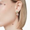 Chroma Drop Earrings Cushion Cut, Multicolored, Gold-Tone Plated Chroma Drop Earrings Cushion Cut, Multicolored, Gold-Tone Plated