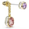 Chroma Drop Earrings Mixed Cuts, Multicolored, Gold-Tone Plated Chroma Drop Earrings Mixed Cuts, Multicolored, Gold-Tone Plated