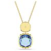 Chroma Pendant Cushion Cut, Multicolored, Gold-Tone Plated Chroma Pendant Cushion Cut, Multicolored, Gold-Tone Plated