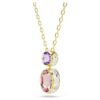 Chroma Pendant Mixed Cuts, Multicolored, Gold-Tone Plated Chroma Pendant Mixed Cuts, Multicolored, Gold-Tone Plated