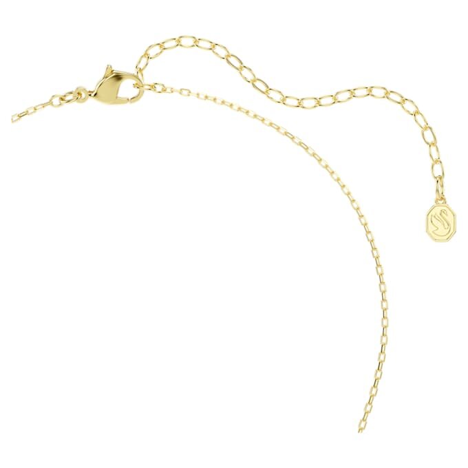 Chroma Pendant Mixed Cuts, Multicolored, Gold-Tone Plated Chroma Pendant Mixed Cuts, Multicolored, Gold-Tone Plated