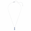 Chroma Pendant Mixed Cuts, Multicolored, Rhodium Plated