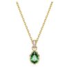 Chroma Pendant Pear Cut, Green, Gold-Tone Plated Chroma Pendant Pear Cut, Green, Gold-Tone Plated