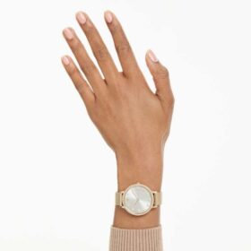 Clarica Watch Swiss Made, Metal Bracelet, Gold Tone, Gold-Tone Finish
