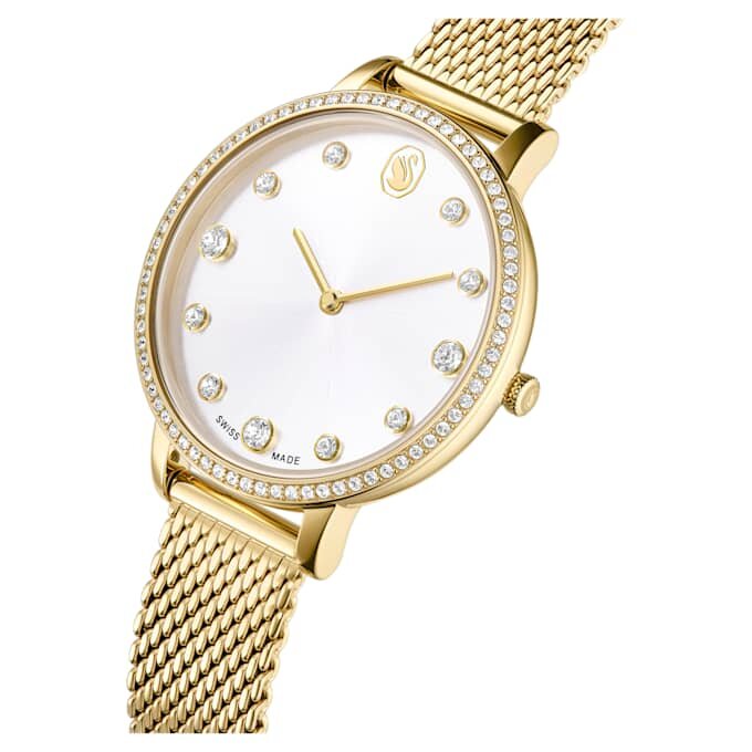 Clarica Watch Swiss Made, Metal Bracelet, Gold Tone, Gold-Tone Finish Clarica Watch Swiss Made, Metal Bracelet, Gold Tone, Gold-Tone Finish