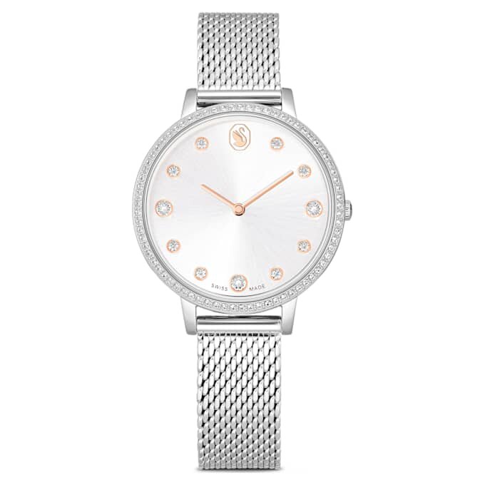 Clarica Watch Swiss Made, Metal Bracelet, Silver Tone, Stainless Steel Clarica Watch Swiss Made, Metal Bracelet, Silver Tone, Stainless Steel