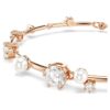 Constella Bracelet Crystal Pearl, Round Cuts, White, Rose Gold-Tone Plated Constella Bracelet Crystal Pearl, Round Cuts, White, Rose Gold-Tone Plated