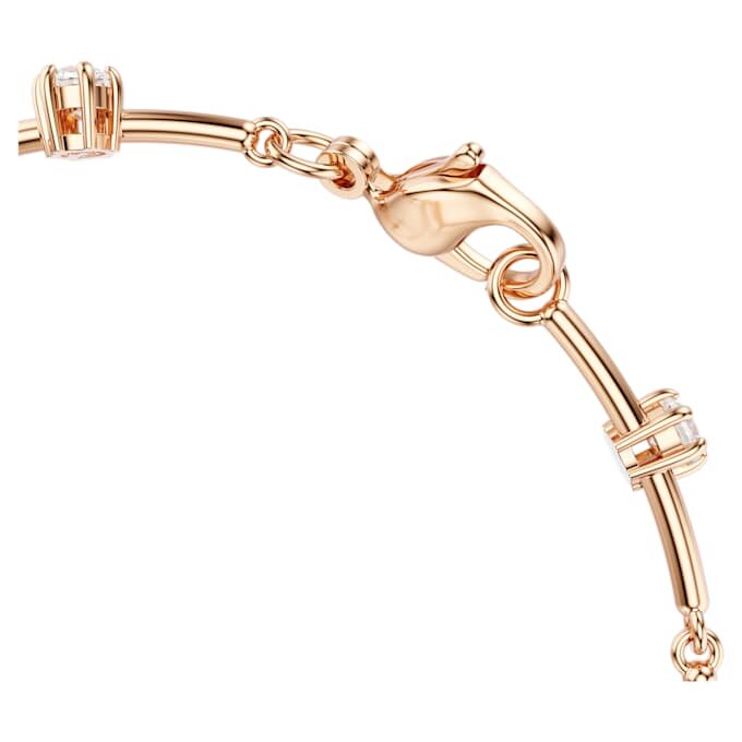 Constella Bracelet Crystal Pearl, Round Cuts, White, Rose Gold-Tone Plated Constella Bracelet Crystal Pearl, Round Cuts, White, Rose Gold-Tone Plated