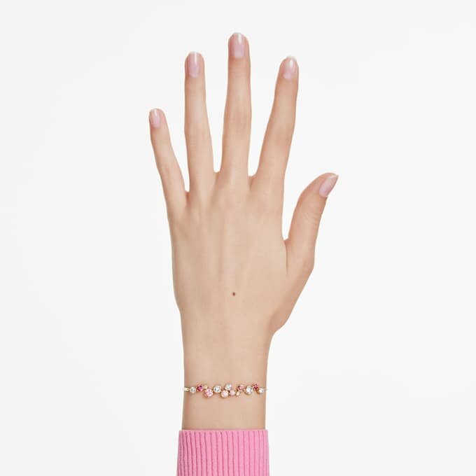 Constella Bracelet Mixed Cuts, Multicolored, Gold-Tone Plated Constella Bracelet Mixed Cuts, Multicolored, Gold-Tone Plated
