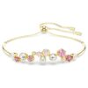 Constella Bracelet Mixed Cuts, Multicolored, Gold-Tone Plated Constella Bracelet Mixed Cuts, Multicolored, Gold-Tone Plated