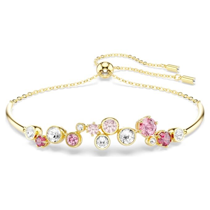 Constella Bracelet Mixed Cuts, Multicolored, Gold-Tone Plated Constella Bracelet Mixed Cuts, Multicolored, Gold-Tone Plated