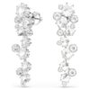 Constella Drop Earrings Mixed Cuts, White, Rhodium Plated Constella Drop Earrings Mixed Cuts, White, Rhodium Plated