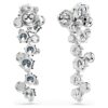 Constella Drop Earrings Mixed Cuts, White, Rhodium Plated Constella Drop Earrings Mixed Cuts, White, Rhodium Plated